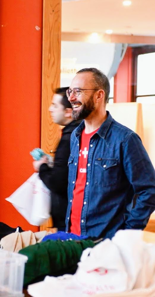 Éric Fossoul lors du Hacking Health Camp